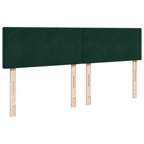 otoman krevet s madracem tamnozeleni 160x200 cm baršunasti - Tamnozelena 160 x 200 cm Gladak dizajn Tamnozelena Cijena