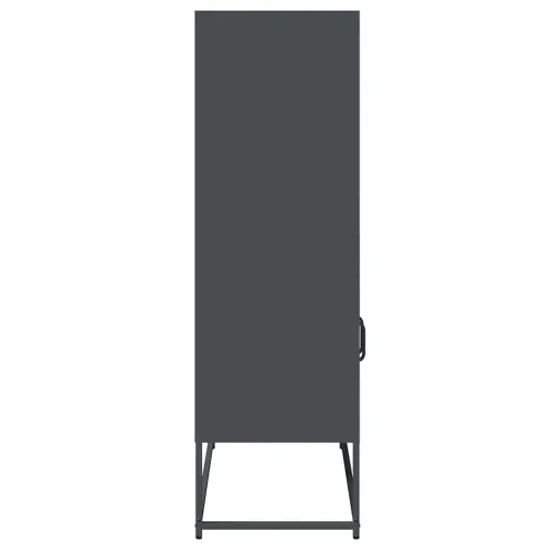 Visoka ploča antracit 68x39x123 cm čelik - Antracit 1 Cijena