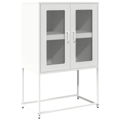 Visoka ploča bijela 68x39x107 cm čelik - Bijela 1 Cijena