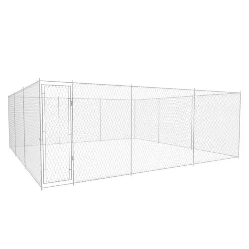 Vanjska kućica za pse od pocinčanog čelika 570x570x185 cm - 570 x 570 x 185 cm 1 Cijena