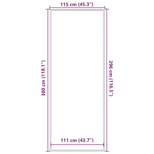 Otirač antracit 115 x 300 cm - Antracit 115 x 300 cm 1 Cijena