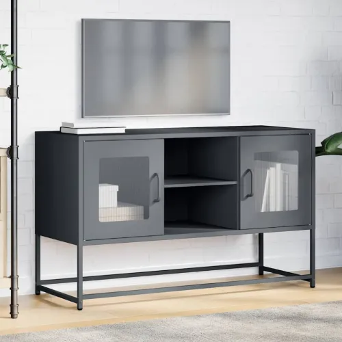 TV ormarić antracit 100,5x39x60,5 cm čelični - Antracit 1 100.5 cm Cijena