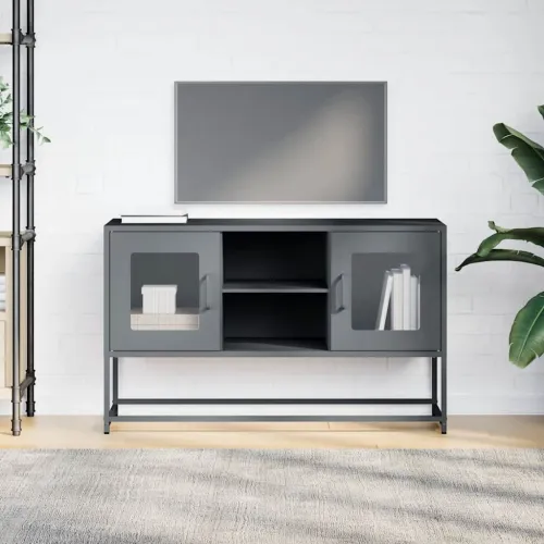 TV ormarić antracit 100,5x39x60,5 cm čelični - Antracit 1 100.5 cm Cijena