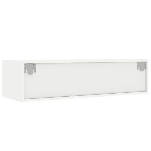 TV ormarić s LED svjetlima bijeli 100X35,5x25 cm - Bijela 1 100 cm Cijena