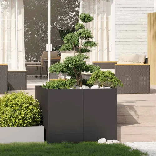 Sadilica crna 100x100x80 cm od čelika - Crna 100 x 100 x 80 cm 1 Crna Cijena