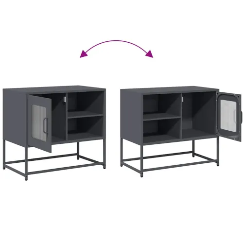 TV ormarić antracit 68x39x60,5 cm čelik - Antracit 1 68 cm Cijena
