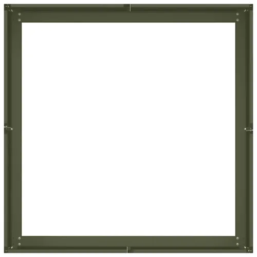 Sadilica maslinastozelena 80x80x30 cm od čelika - Maslinovo zelena 80 x 80 x 30 cm 1 Maslinovo zelena Cijena