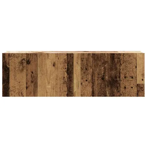 2-dijelni zidni set TV ormarić konstruirano drvo - Staro drvo 1 80/100 cm Staro drvo Cijena