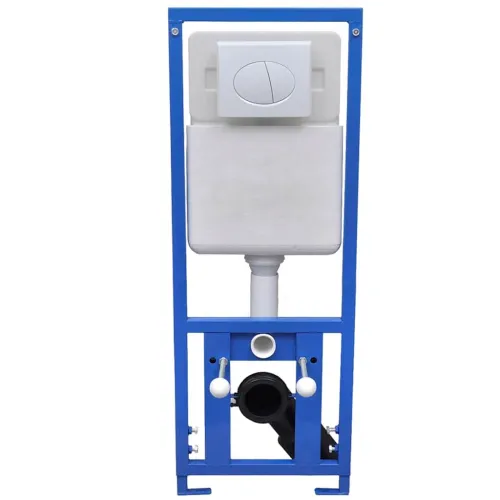 Ugradbeni Vodokotlić za Zidni WC 11 L 41x14x(110-125) cm - Bijela Cijena