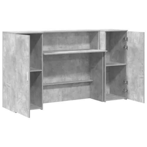 Recepcijski stol 180x50x103,5 cm konstruiranog drva - Beton siva 180 x 50 x 103.5 cm Cijena