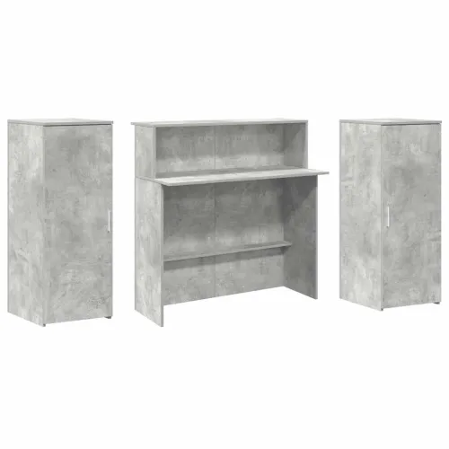 Recepcijski stol 180x50x103,5 cm konstruiranog drva - Beton siva 180 x 50 x 103.5 cm Cijena