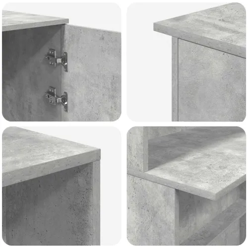 Recepcijski stol 180x50x103,5 cm konstruiranog drva - Beton siva 180 x 50 x 103.5 cm Cijena