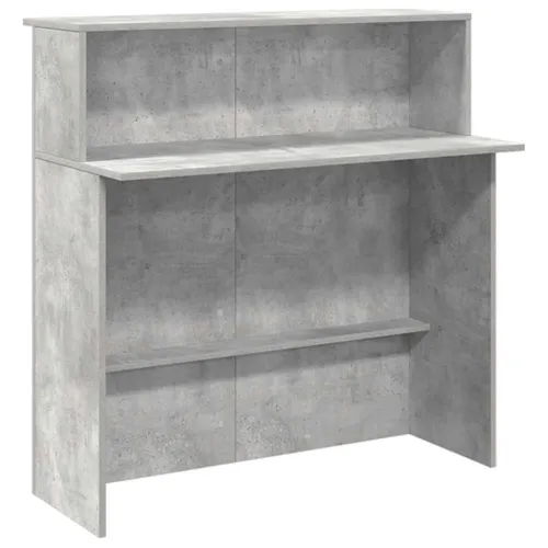 Recepcijski stol 200x50x103,5 cm konstruiranog drva - Beton siva 200 x 50 x 103.5 cm Cijena