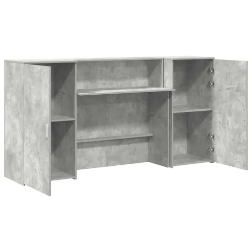 Recepcijski stol 200x50x103,5 cm konstruiranog drva - Beton siva 200 x 50 x 103.5 cm Cijena