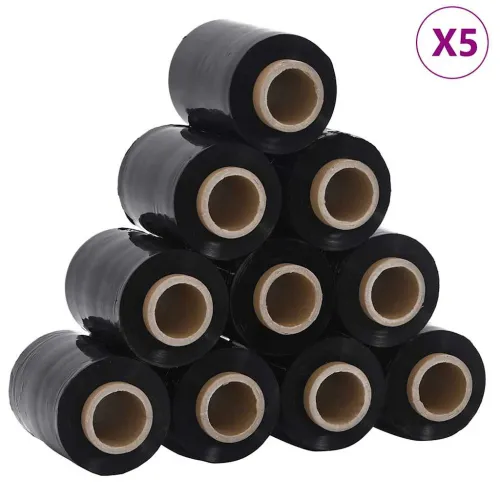 rastezljive folije 50 kom crne 23 µm 10 cm x 150 m - Crna 10 cm x 150 m 50 Crna Cijena