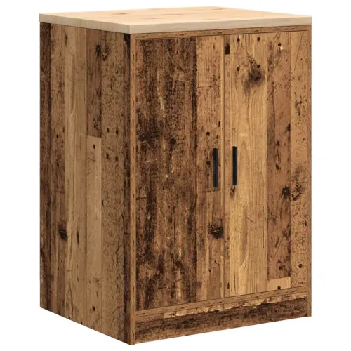 Garažni ormar za odlaganje 60x51x85 cm masivne borovine - Staro drvo 60 x 51 x 85 cm 1 2 vrata Cijena