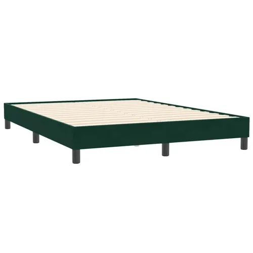 Box Spring krevet bez madraca tamnozeleni 160x210 cm samt - Tamnozelena 25 cm 160 x 210 cm Cijena
