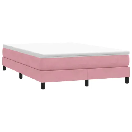 Box Spring krevet bez madraca ružičasti 160x210 cm samt - Ružičasta 25 cm 160 x 210 cm Cijena