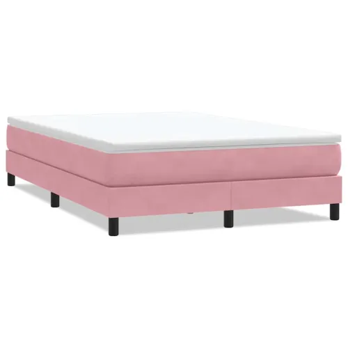 Box Spring krevet bez madraca ružičasti 160x210 cm samt - Ružičasta 25 cm 160 x 210 cm Cijena