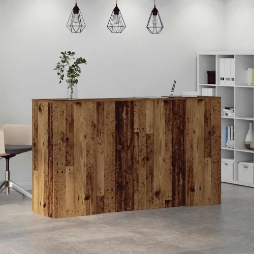 Recepcijski stol 180x50x103,5 cm od konstruiranog drva - Staro drvo 180 x 50 x 103.5 cm Cijena