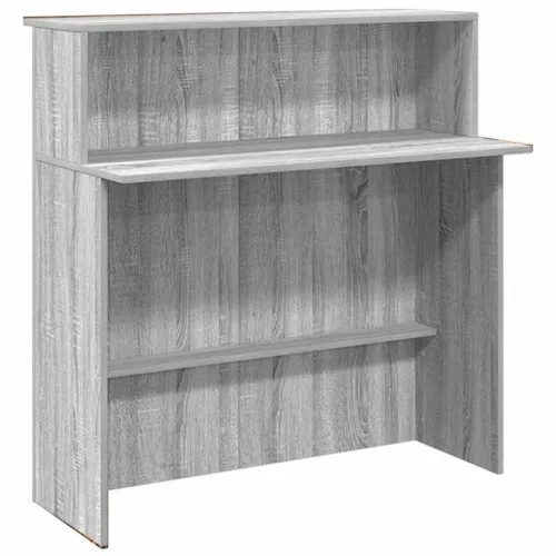 Recepcijski stol 200x50x103,5 cm od konstruiranog drva - Sivi hrast sonoma 200 x 50 x 103.5 cm Cijena