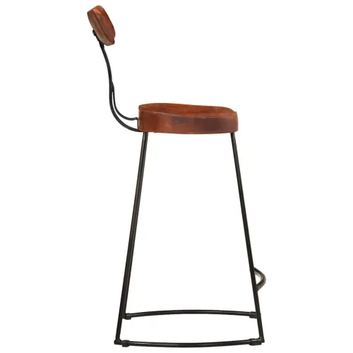 Barski stolci 2 kom 49x43x88 cm masivnog drva manga - tamno smeđa i crna 49 x 43 x 88 cm masivno drvo manga Cijena