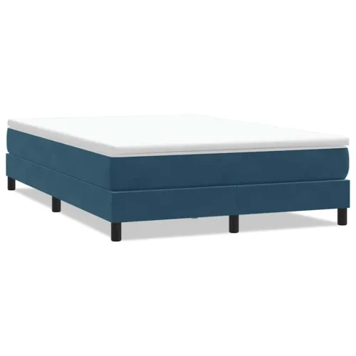 Box Spring krevet bez madraca tamnoplavi 160x210 cm samt - Tamno plava 25 cm 160 x 210 cm Cijena