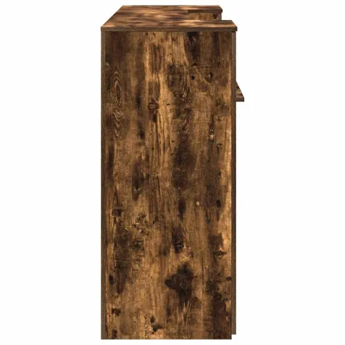 Recepcijski stol 200x50x103,5 cm od konstruiranog drva - Dimljeni hrast 200 x 50 x 103.5 cm Cijena