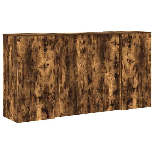 Recepcijski stol 200x50x103,5 cm od konstruiranog drva - Dimljeni hrast 200 x 50 x 103.5 cm Cijena