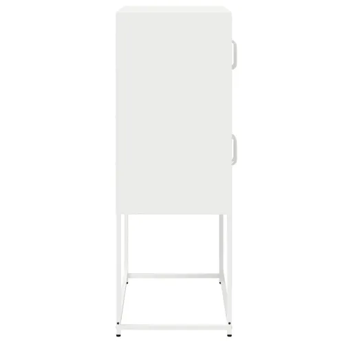 Visoka ploča bijela 68x39x107 cm čelik - Bijela 68 x 39 x 107 cm 1 Cijena