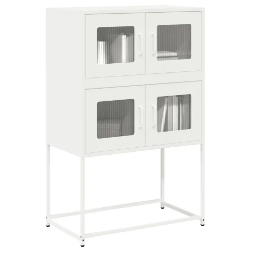 Visoka ploča bijela 68x39x107 cm čelik - Bijela 68 x 39 x 107 cm 1 Cijena