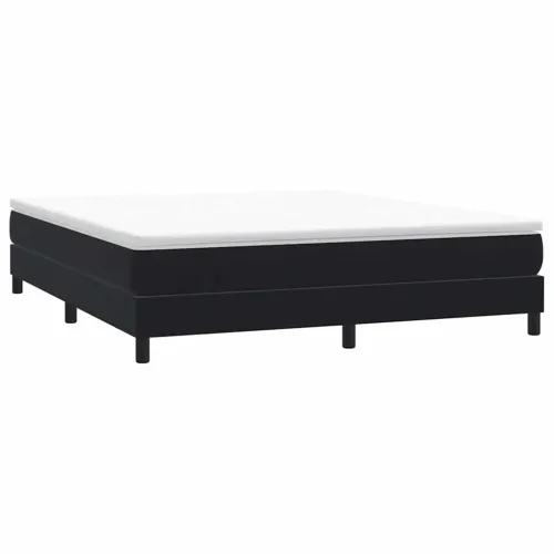 Box Spring krevet bez madraca crni 180x210 cm samt - Crna 25 cm 180 x 210 cm Cijena