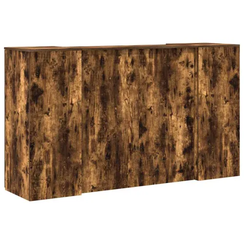 Recepcijski stol 180x50x103,5 cm od konstruiranog drva - Dimljeni hrast 180 x 50 x 103.5 cm Cijena