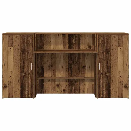 Recepcijski stol 200x50x103,5 cm od konstruiranog drva - Staro drvo 200 x 50 x 103.5 cm Cijena