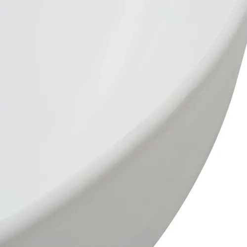 Lavabo - Umivaonik Okrugli Keramički Bijeli 41,5x13,5 cm - Bijela Cijena