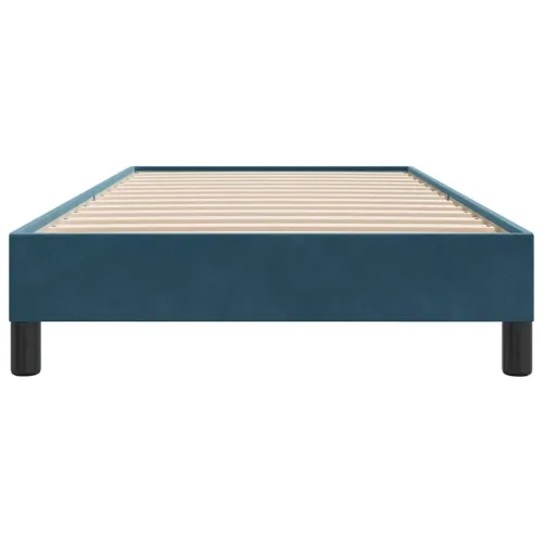 Box Spring krevet bez madraca tamnoplavi 90x210 cm samt - Tamno plava 25 cm 90 x 210 cm Cijena