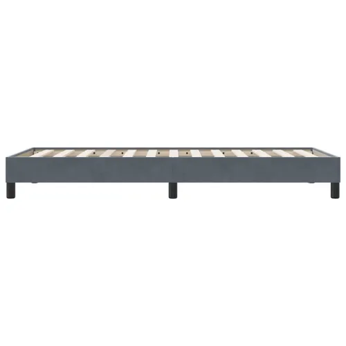 Box Spring krevet bez madraca tamno sivi 100x210 cm samt - Tamno siva 25 cm 100 x 210 cm Cijena