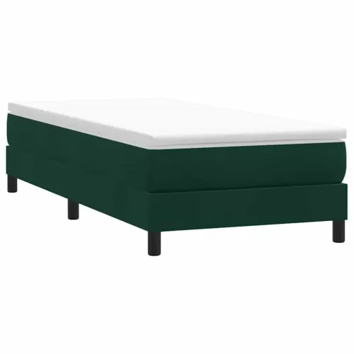 Box Spring krevet bez madraca tamnozeleni 100x210 cm samt - Tamnozelena 25 cm 100 x 210 cm Cijena