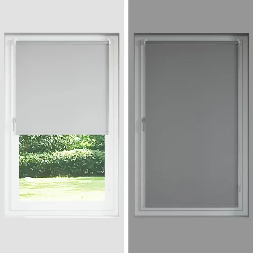 Rolo zavjesa Blackout svijetlo siva 40x150 cm Širina tkanine - Svjetlosiva 40 cm 150 cm Svjetlosiva Cijena