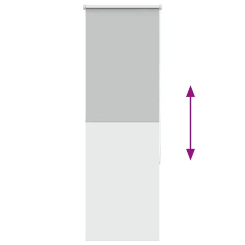 Rolo zavjesa Blackout svijetlo siva 40x150 cm Širina tkanine - Svjetlosiva 40 cm 150 cm Svjetlosiva Cijena