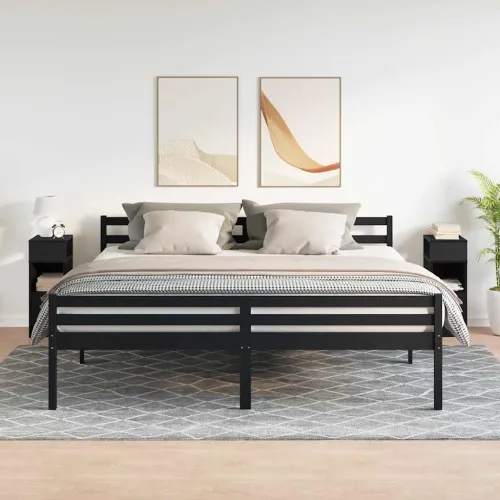 Noćni ormarići 2 kom s ladicom crni 25x31x66 cm - Crna 2 Cijena