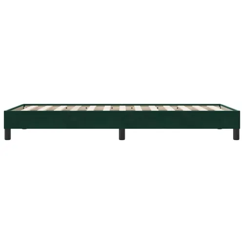Box Spring krevet bez madraca tamnozeleni 80x210 cm baršun - Tamnozelena 25 cm 80 x 210 cm Cijena