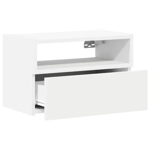 Zidni noćni ormarići 2 kom bijeli 45x26x28,5 cm - Bijela 2 Cijena