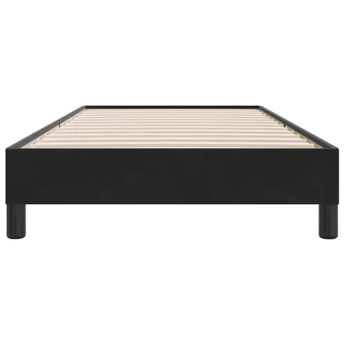 Box Spring krevet bez madraca crni 100x210 cm samt - Crna 25 cm 100 x 210 cm Cijena