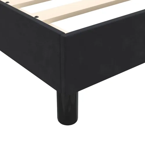 Box Spring krevet bez madraca crni 100x210 cm samt - Crna 25 cm 100 x 210 cm Cijena