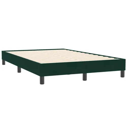 Box Spring krevet bez madraca tamnozeleni 120x210 cm samt - Tamnozelena 25 cm 120 x 210 cm Cijena