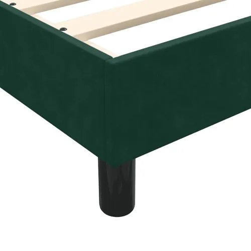 Box Spring krevet bez madraca tamnozeleni 120x210 cm samt - Tamnozelena 25 cm 120 x 210 cm Cijena