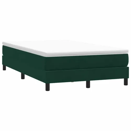 Box Spring krevet bez madraca tamnozeleni 120x210 cm samt - Tamnozelena 25 cm 120 x 210 cm Cijena