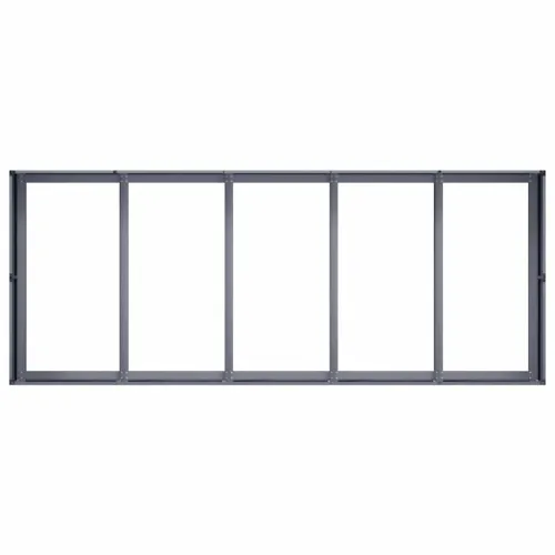 Sadilica antracit 200x80x40 cm od čelika - Antracit 200 x 80 x 40 cm 1 Antracit Cijena