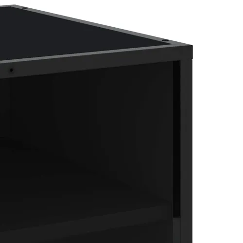 TV ormarić crni 270x40x46 cm izrađeno drvo - Crna 1 270 cm Crna Cijena